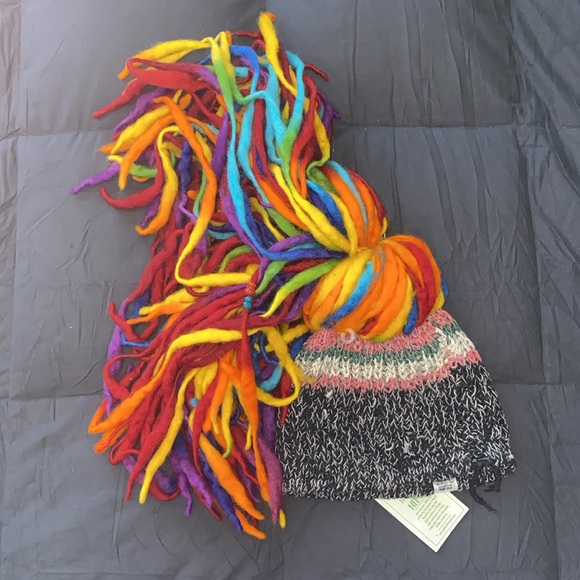 Multicolor dreadlock beanie - Picture 5 of 6